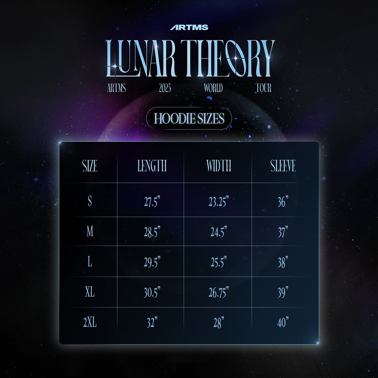 ARTMS ‹Lunar Theory Tour› Hoodie
