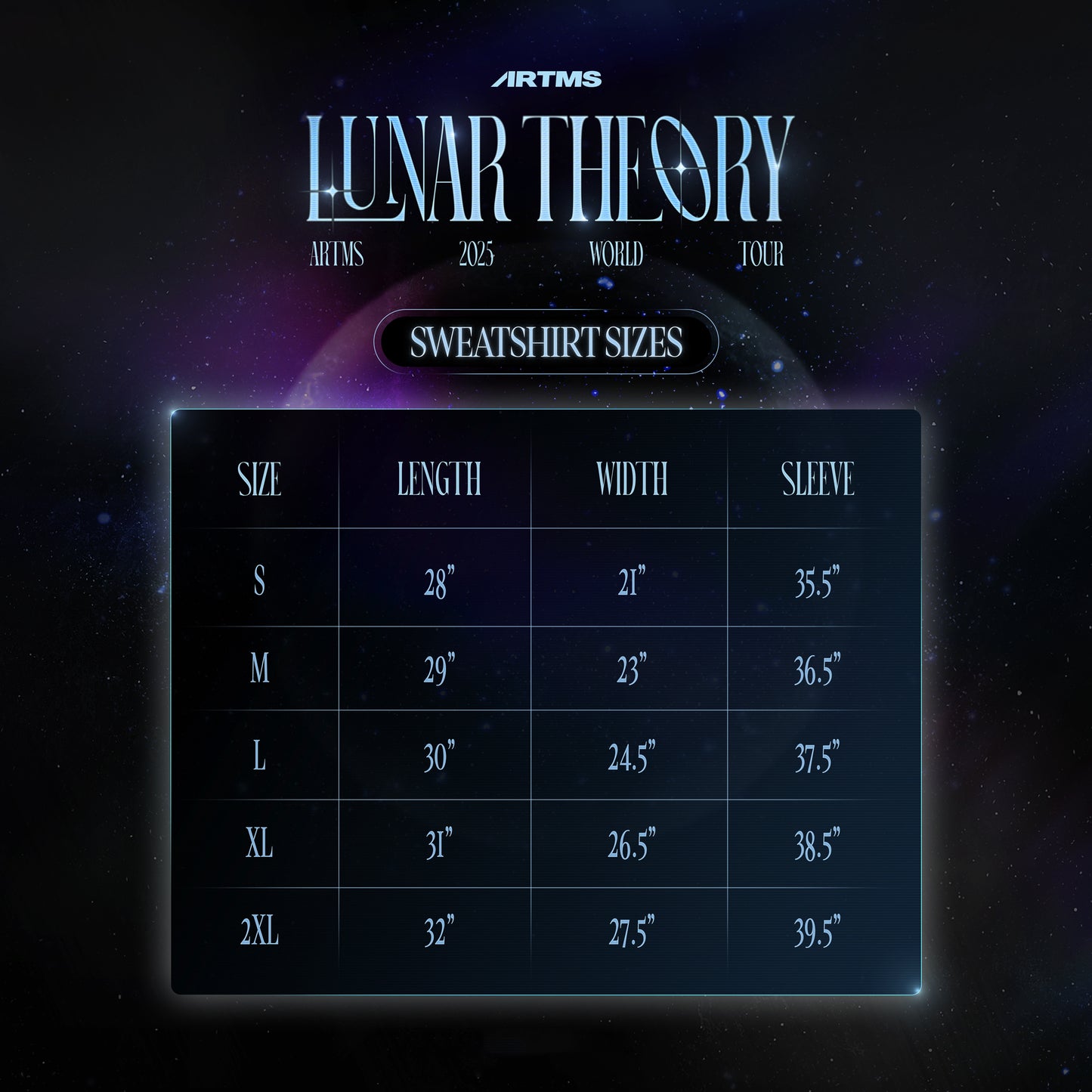 ARTMS ‹Lunar Theory Tour› Sweatshirt