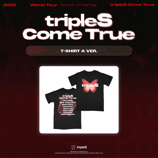 tripleS âšCome True Tourâş T-Shirt