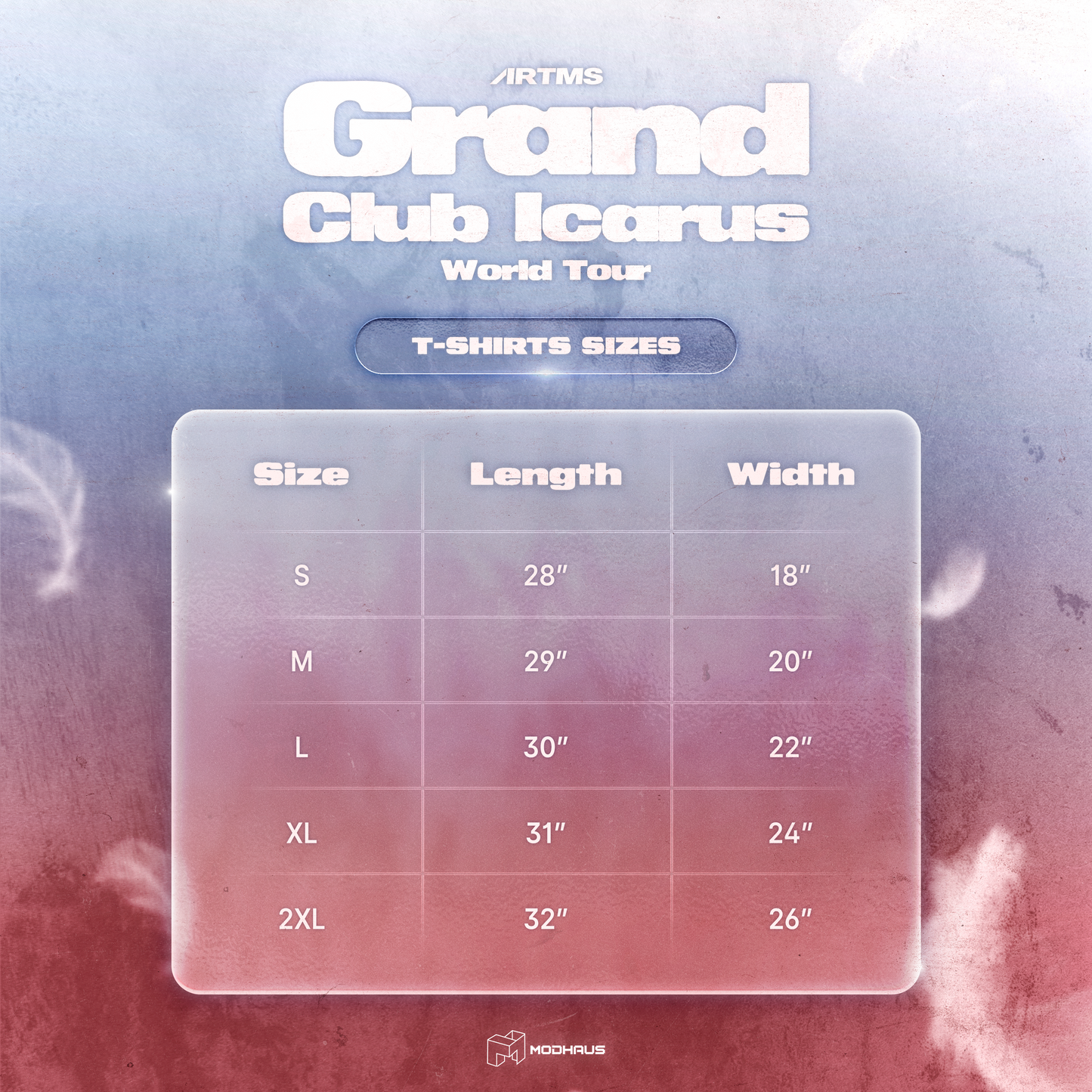 [PRE-ORDER] ARTMS ‹Grand Club Icarus Tour› T-Shirt